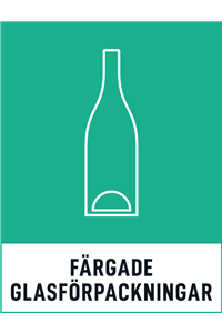 Fargade Glasforpackningar Rgb